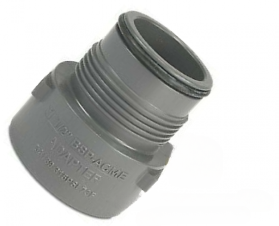 ADPT150 Adapter 1”½ BSP auf 1”½ ACME, BSP-Gewinde auf ACME-Gewinde, passend auf Eagle E900, E950 usw.